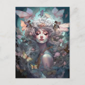 Natuur Goddess Surreal Fantasy Art Briefkaart (Voorkant)