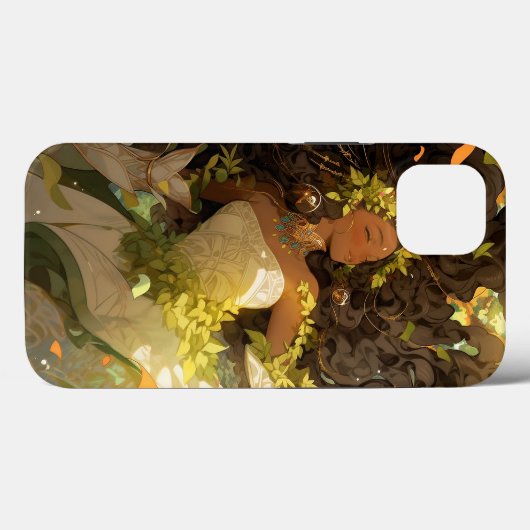Natuur Godin Afro-Amerikaanse Fantasy Art Case-Mate iPhone Case (Achterkant (horizontaal))