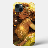 Natuur Godin Afro-Amerikaanse Fantasy Art Case-Mate iPhone Case (Achterkant)