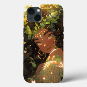 Natuur Godin Afro-Amerikaanse Fantasy Art Case-Mate iPhone Case