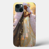 Natuur Godin Afro-Amerikaanse Fantasy Art Case-Mate iPhone Case (Achterkant)