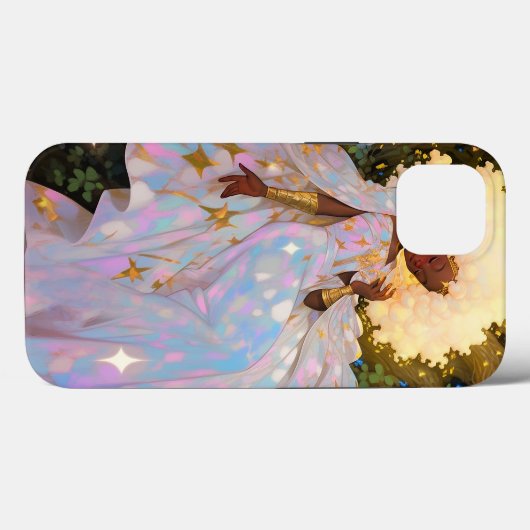 Natuur Godin Afro-Amerikaanse Fantasy Art Case-Mate iPhone Case (Achterkant (horizontaal))