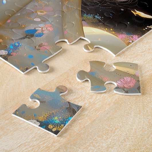 Natuur Godin Afro-Amerikaanse Fantasy Art Legpuzzel (Zijkant)