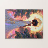 Natuur Godin Afro-Amerikaanse Fantasy Art Legpuzzel (Horizontaal)