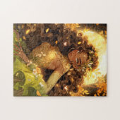 Natuur Godin Afro-Amerikaanse Fantasy Art Legpuzzel (Horizontaal)