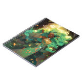 Natuur Godin Afro-Amerikaanse Fantasy Art Notitieboek (Linkerzijde)