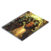 Natuur Godin Afro-Amerikaanse Fantasy Art Notitieboek (Linkerzijde)