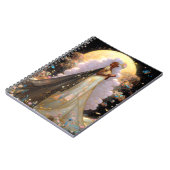 Natuur Godin Afro-Amerikaanse Fantasy Art Notitieboek (Linkerzijde)