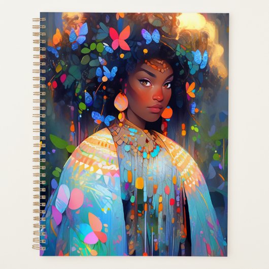 Natuur Godin Afro-Amerikaanse Fantasy Art Planner (Voorkant)