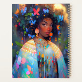 Natuur Godin Afro-Amerikaanse Fantasy Art Planner (Achterkant)