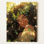Natuur Godin Afro-Amerikaanse Fantasy Art Planner (Achterkant)
