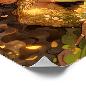 Natuur Godin Afro-Amerikaanse Fantasy Art Poster (Hoek)