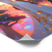 Natuur Godin Afro-Amerikaanse Fantasy Art Poster (Hoek)