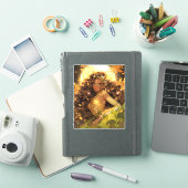 Natuur Godin Afro-Amerikaanse Fantasy Art Sticker (iPad Cover)