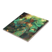 Natuur Godin Afro-Amerikaanse Fantasy Art Tegeltje (Zijkant)