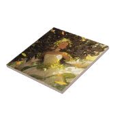 Natuur Godin Afro-Amerikaanse Fantasy Art Tegeltje (Zijkant)