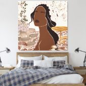 Natuur Godin Canvas Afdruk (Insitu (Slaapkamer))