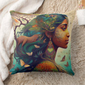 Natuur Godin Kunst Kussen (Deken)