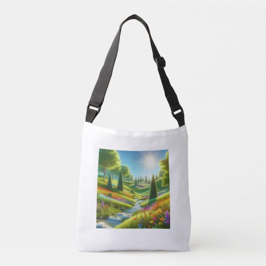 Natuur Goedemorgen Crossbody Tas (Voorkant)