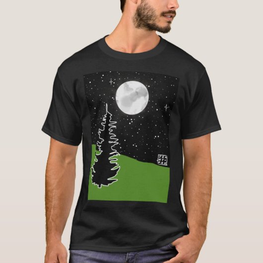 Natuur Gorpcore esthetische kamer Decor Zoute Gran T-shirt (Voorkant)