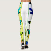 Natuur Grace Waterverf Butterfly Leggings (Achterkant)