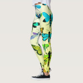 Natuur Grace Waterverf Butterfly Leggings (Links)