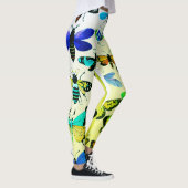 Natuur Grace Waterverf Butterfly Leggings (Rechts)