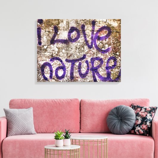 NATUUR GRAFFITI CANVAS AFDRUK (Insitu (Woonkamer))