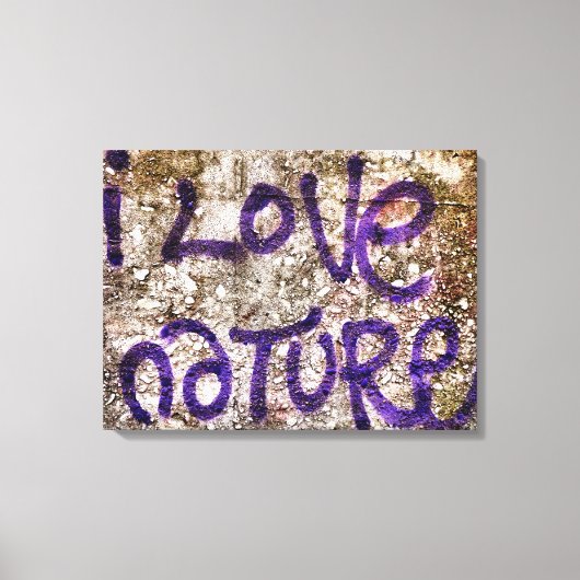 NATUUR GRAFFITI CANVAS AFDRUK (Voorkant)