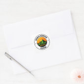 Natuur Granite Mountain Yavapai County Arizona Vierkante Sticker (Envelop)