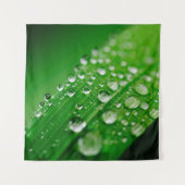 Natuur gras groene waterbladblad wandkleed (Voorkant)