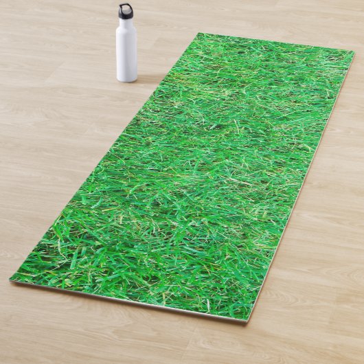 Natuur Green Grass Field Fitness Trendy Sjabloon Yogamat (In situ)