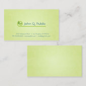 Natuur Green Leaves Spa Schoonheidssalon Visitekaartje (Voorkant / Achterkant)