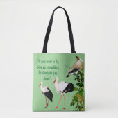 Natuur Greenery Leaves Stores Water Vods Monogram Tote Bag (Voorkant)