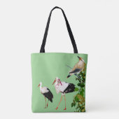 Natuur Greenery Leaves Stores Water Vods Monogram Tote Bag (Achterkant)