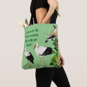 Natuur Greenery Leaves Stores Water Vods Monogram Tote Bag (Dichtbij)