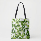 Natuur groen blad tote bag (Voorkant)