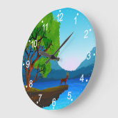 Natuur groen landschap grote klok (Hoek)