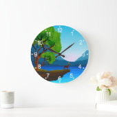 Natuur groen landschap grote klok (Huis)