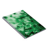 Natuur groene achtergrond notitieboek (Rechterzijde)