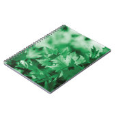 Natuur groene achtergrond notitieboek (Linkerzijde)