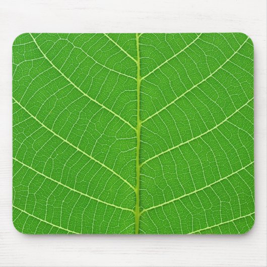 natuur groene bladtextuur muismat (Voorkant)