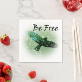 Natuur groene bomen vochtige staafcellen zijn vrij servetten (Insitu)