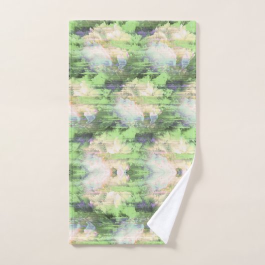 Natuur groene handdoekset bad handdoek (Handdoek)