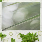 Natuur Groene pointe Plant Foto Theedoek (Gevouwen)