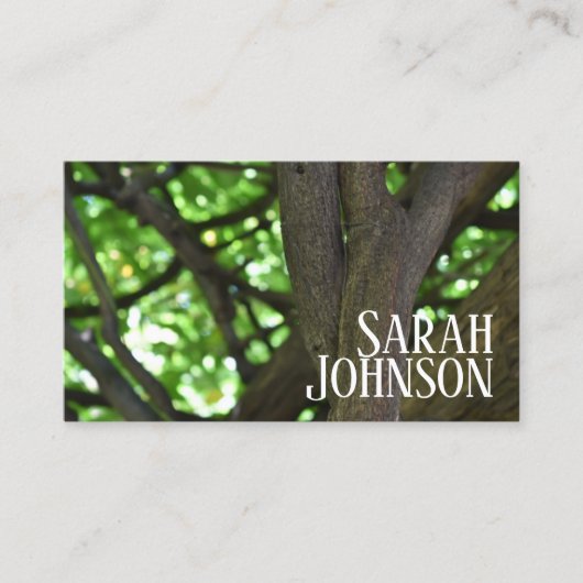 Natuur groene Wisteria Pergola Visitekaartje (Voorkant)