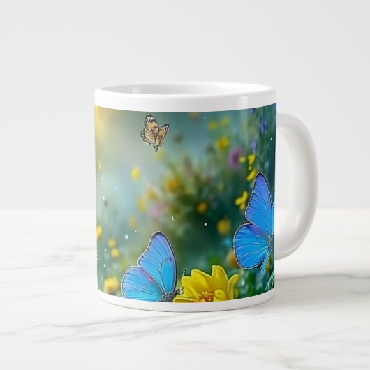 natuur grote koffiekop (Voorkant rechts)