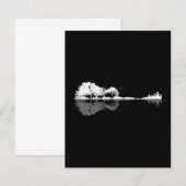 Natuur Guitar Bedankkaart (Voorkant / Achterkant)