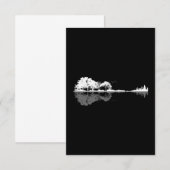 Natuur Guitar Bedankkaart (Voorkant / Achterkant)