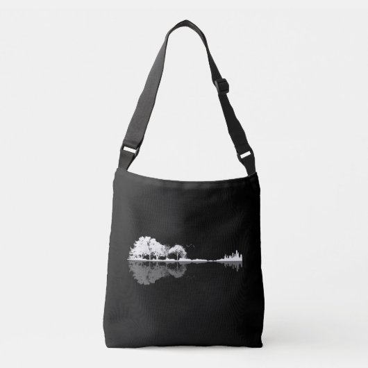 Natuur Guitar Crossbody Tas (Voorkant)